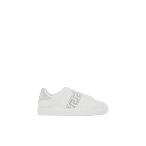 Versace Other - Versace White Sneakers with Silver Accent